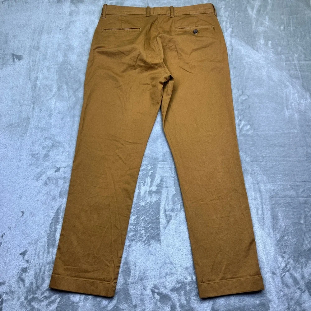 J.Crew Flex Mens Straight Fit Chino Pants Sz 33 Fit 32